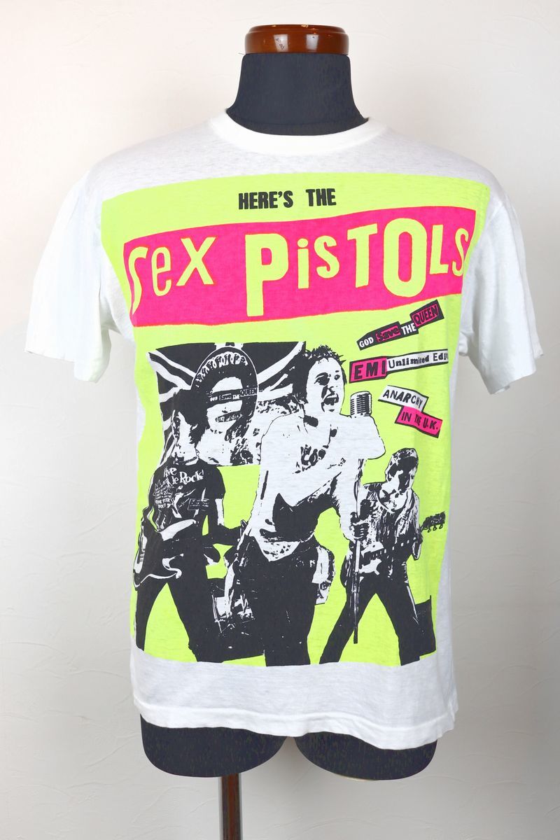 80s sexpistols vintage バンドTシャツ　白　L